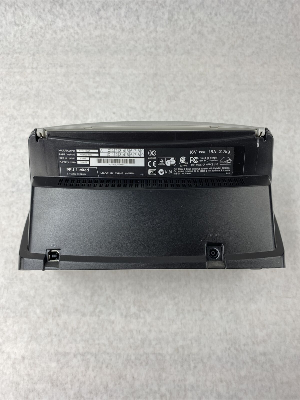 Fujitsu Scansnap fi-5110EOX Color Image Document Scanner PA03360-B005