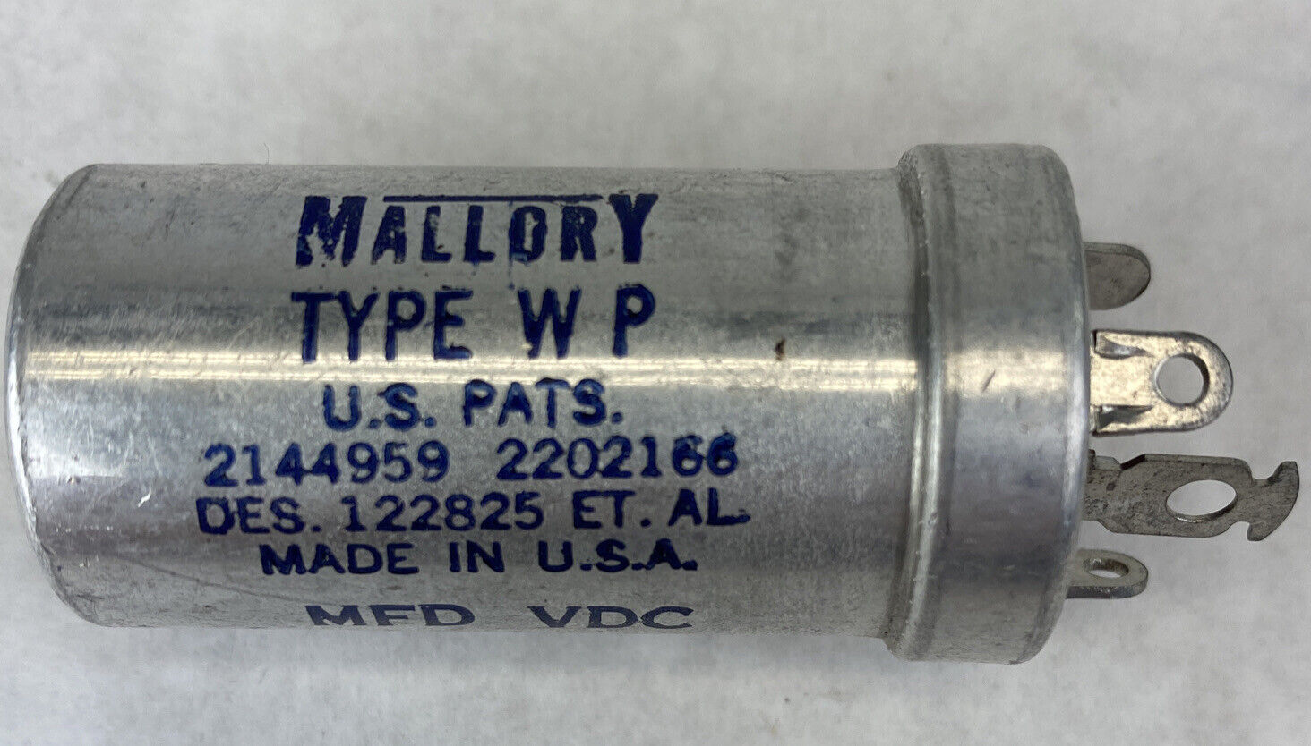 Mallory Type WP  150MFD 50VDC WP062 4-56 new old stock
