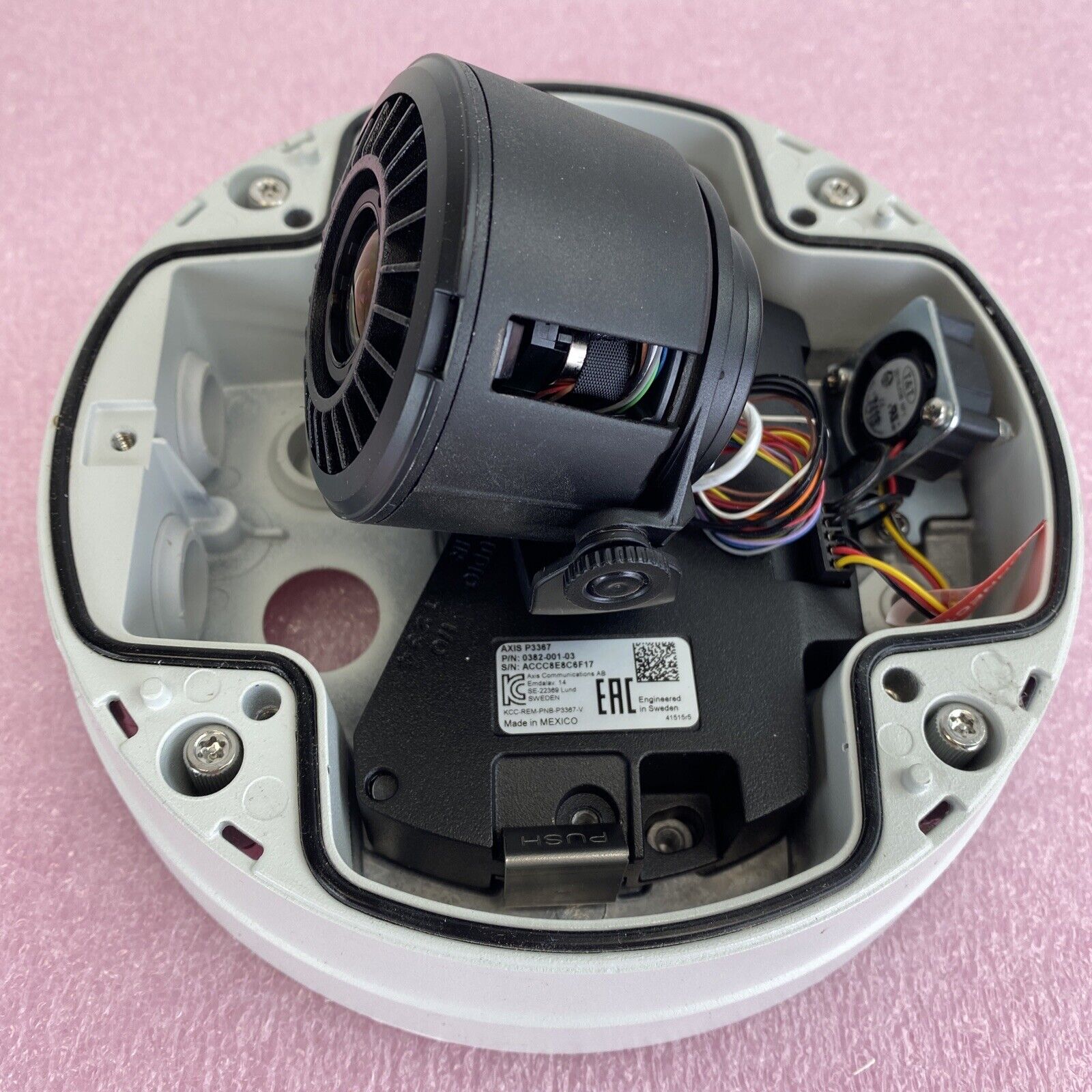 AXIS 0382-001-03 Vandal resistant P3343-VE 6MM POE network security camera