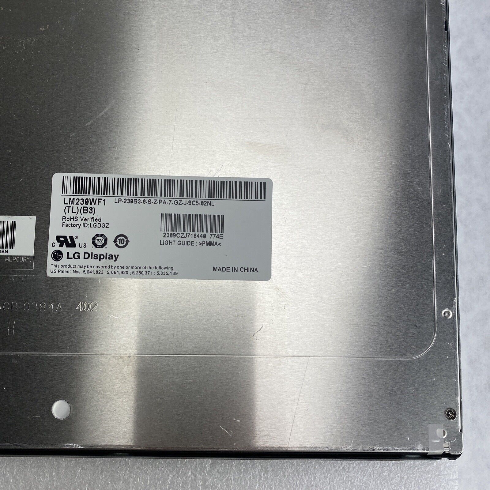 LG LM230WF1 TL B3 23" LCD Glossy Touch Screen from HP Touchsmart 9100