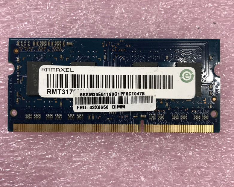 Ramaxel 8GB Kit 2x4GB 1Rx8 PC3L-12800S-11-13-B4 Laptop Memory RMT3170MN68F9F
