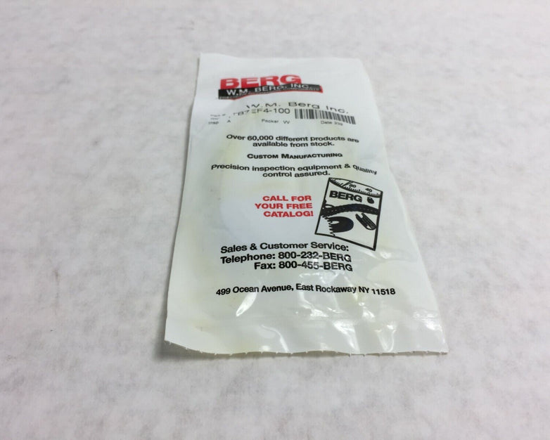 W.M. Berg O-Ring TB7EF4-100  Factory Sealed Package  NOS