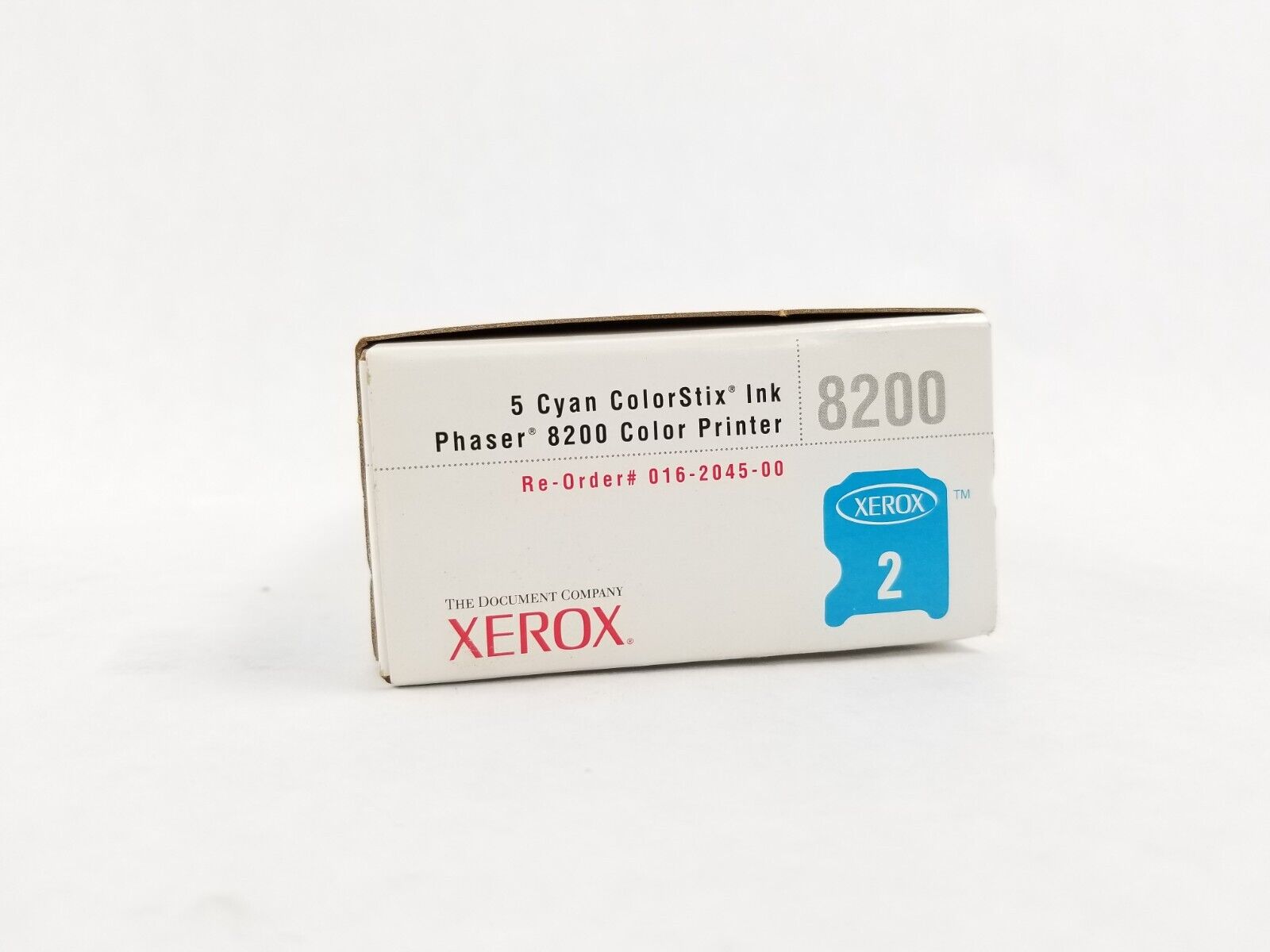 Genuine OEM Xerox Phaser 8200 5 Cyan ColorStix Ink Color Printer 016-2045-00