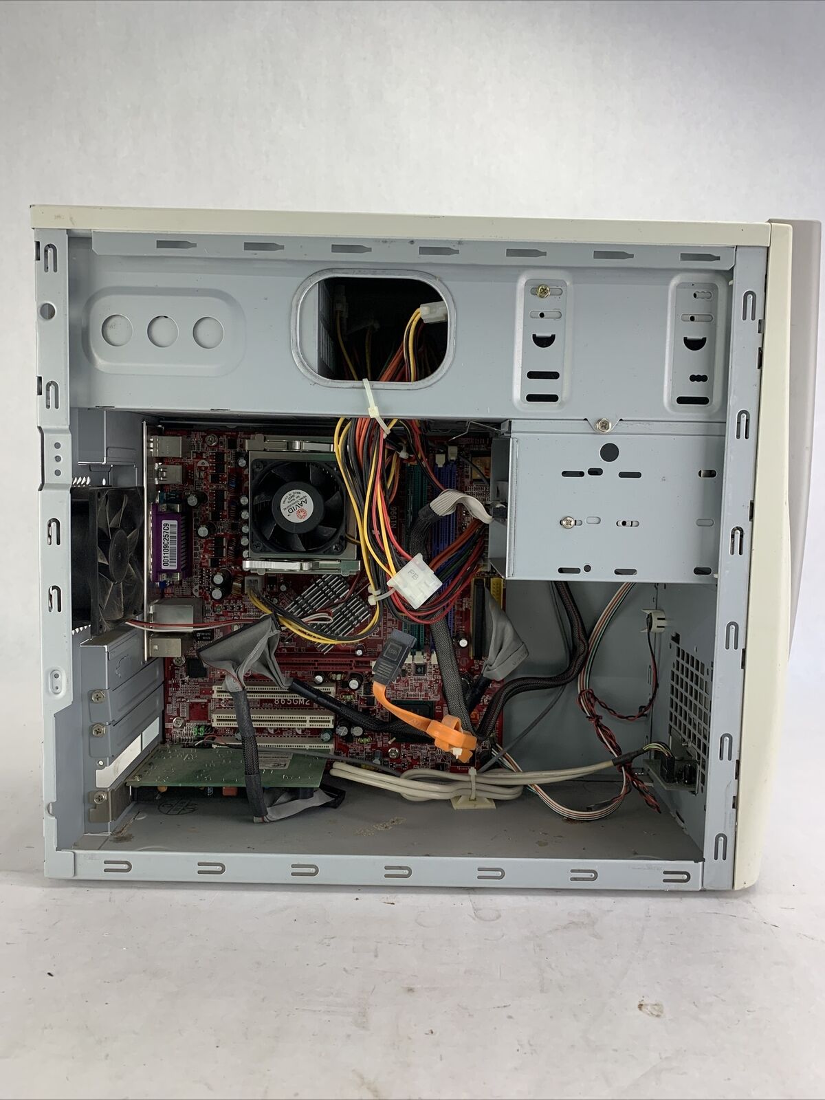 MSI-6743 Motherboard Intel Celeron 2.4GHz 512MB RAM No HDD No OS BAD CD DRIVE