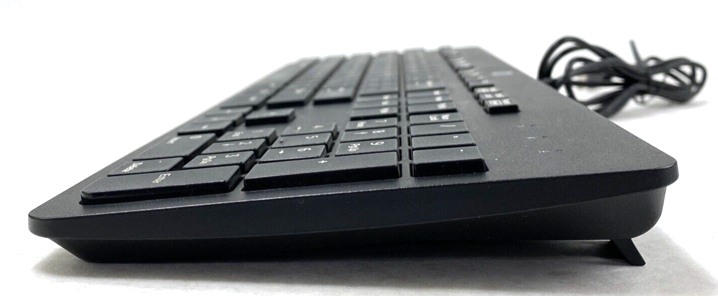 Lot(2) HP 803181-001 Slim USB Wired Enhanced Keyboard KBAR211 Genuine OEM