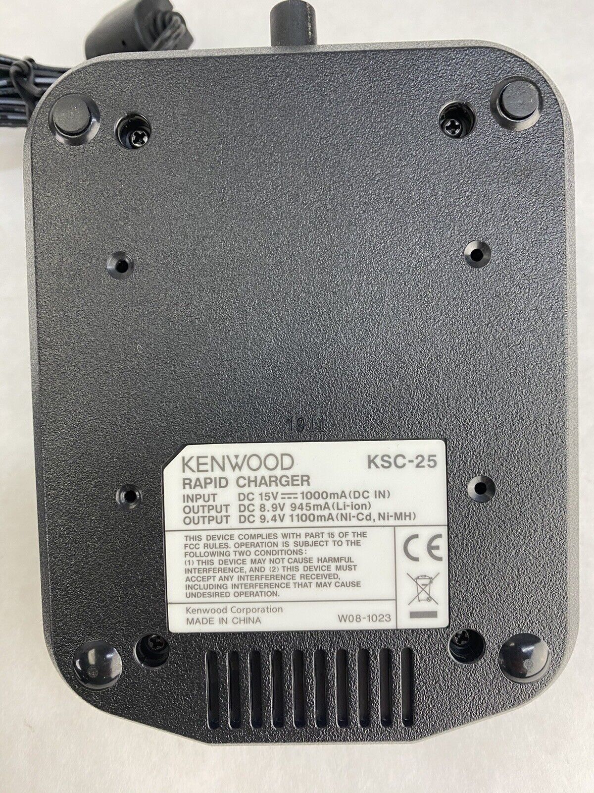 6 Kenwood KSC-25 Charging Cradles with KMB-23 Stand Multiple Charger