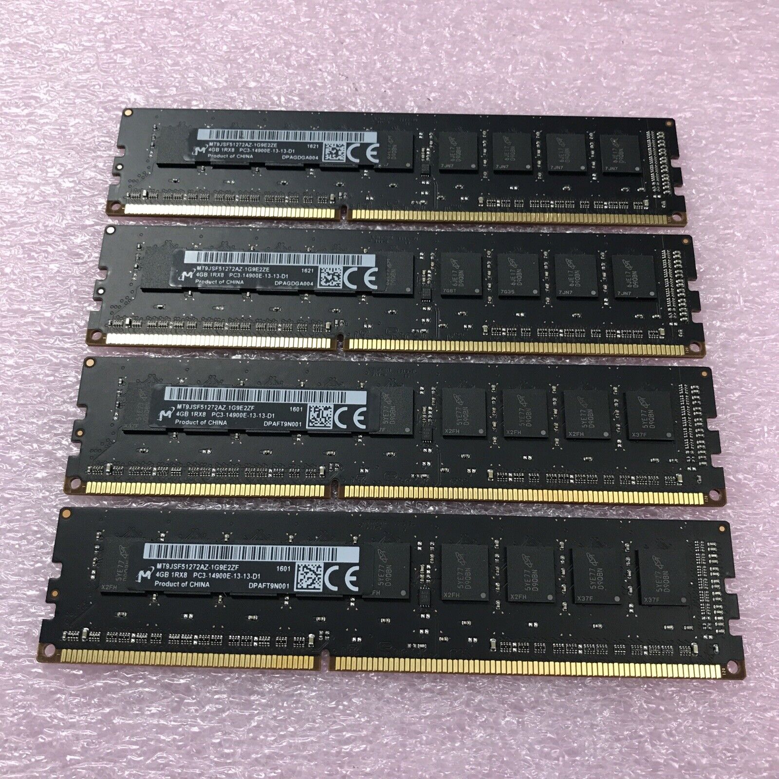 Micron 16GB 1Rx8 PC3-14900E-13-13-D1 Ram MT9JSF51272AZ-1G9E2ZF