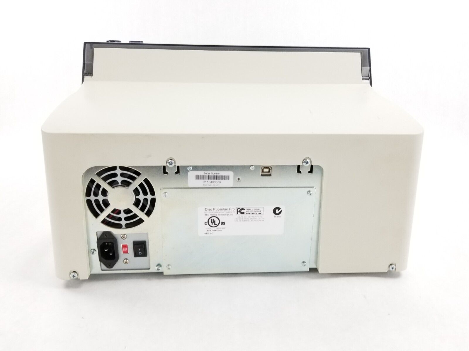 Primera Bravo Pro xi CD/DVD Disk Publisher and Printer Parts or Repair
