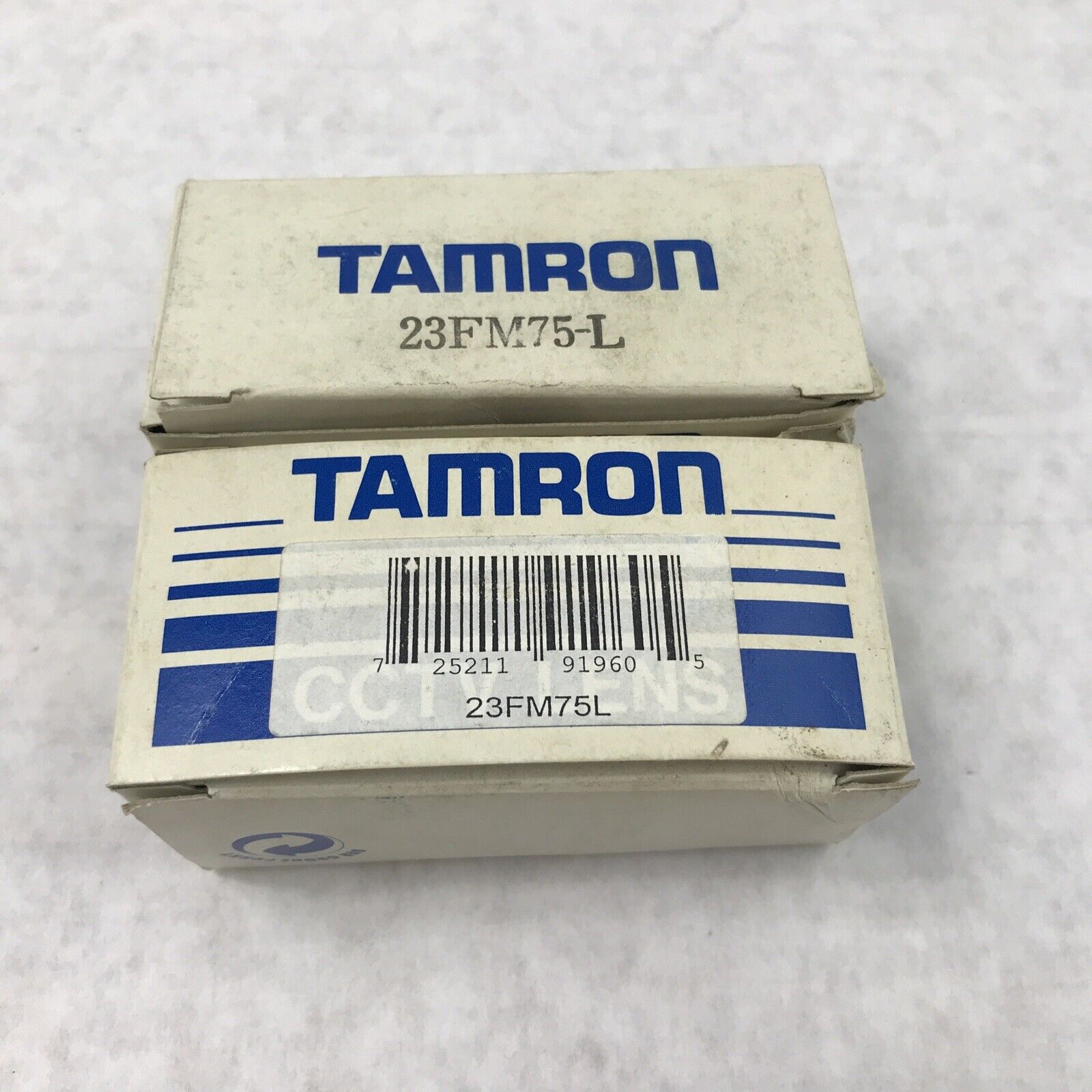 (Lot of 2) Tamron 23FM75L Security Camera Lens 25.5mm diam