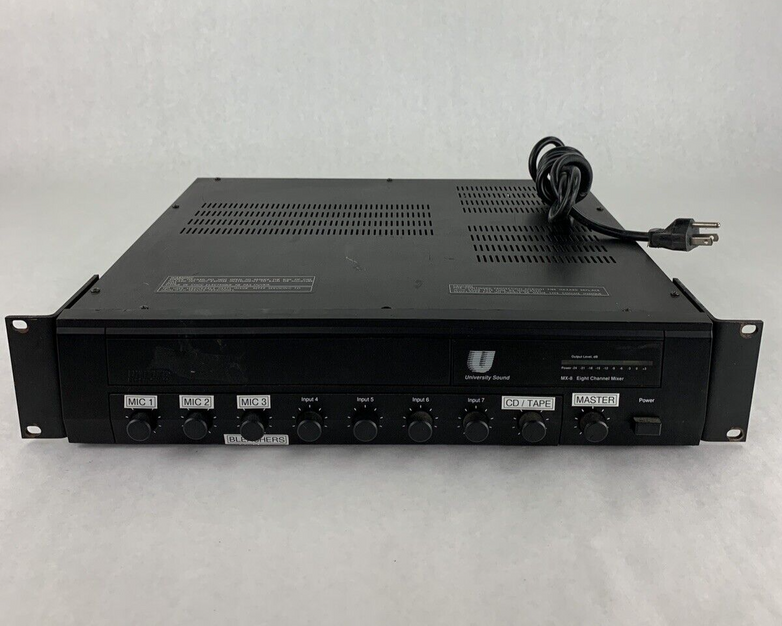 University Sound MX-8 Unified Electronics Mono 8-Channel Microphone Mixer Tested