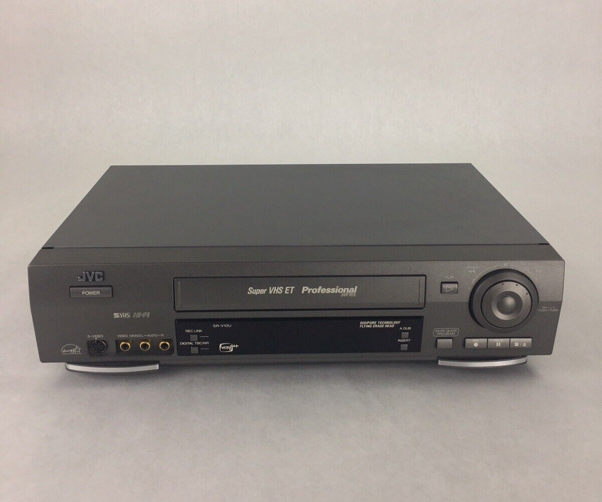 JVC SR-V10U Super VHS Professional Stereo VCR Player Recorder for Parts