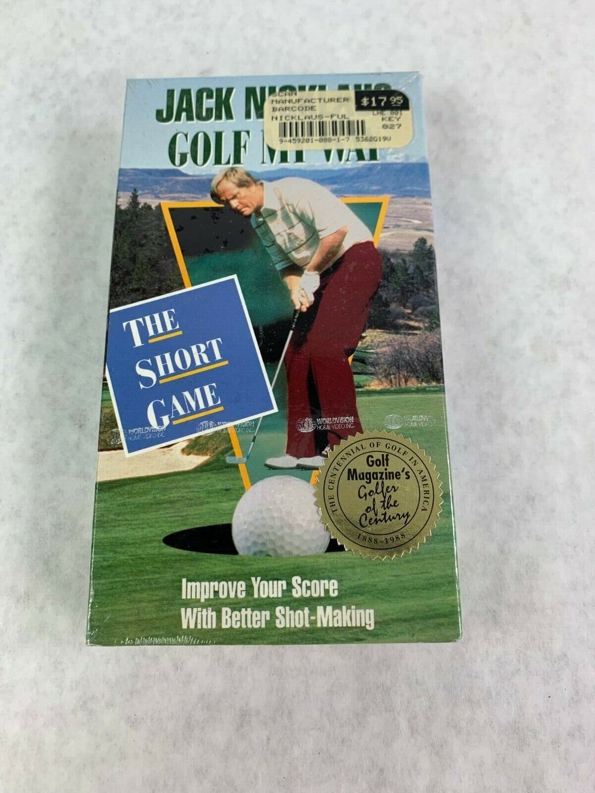 Vintage Classic Jack Nicklaus Golf My Way The Full Swing VHS Video Tape Movie