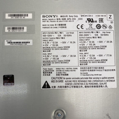 Sony 8-681-463-31 APS-224 Cisco 341-0083-05 4200W PSU Server Power Supply