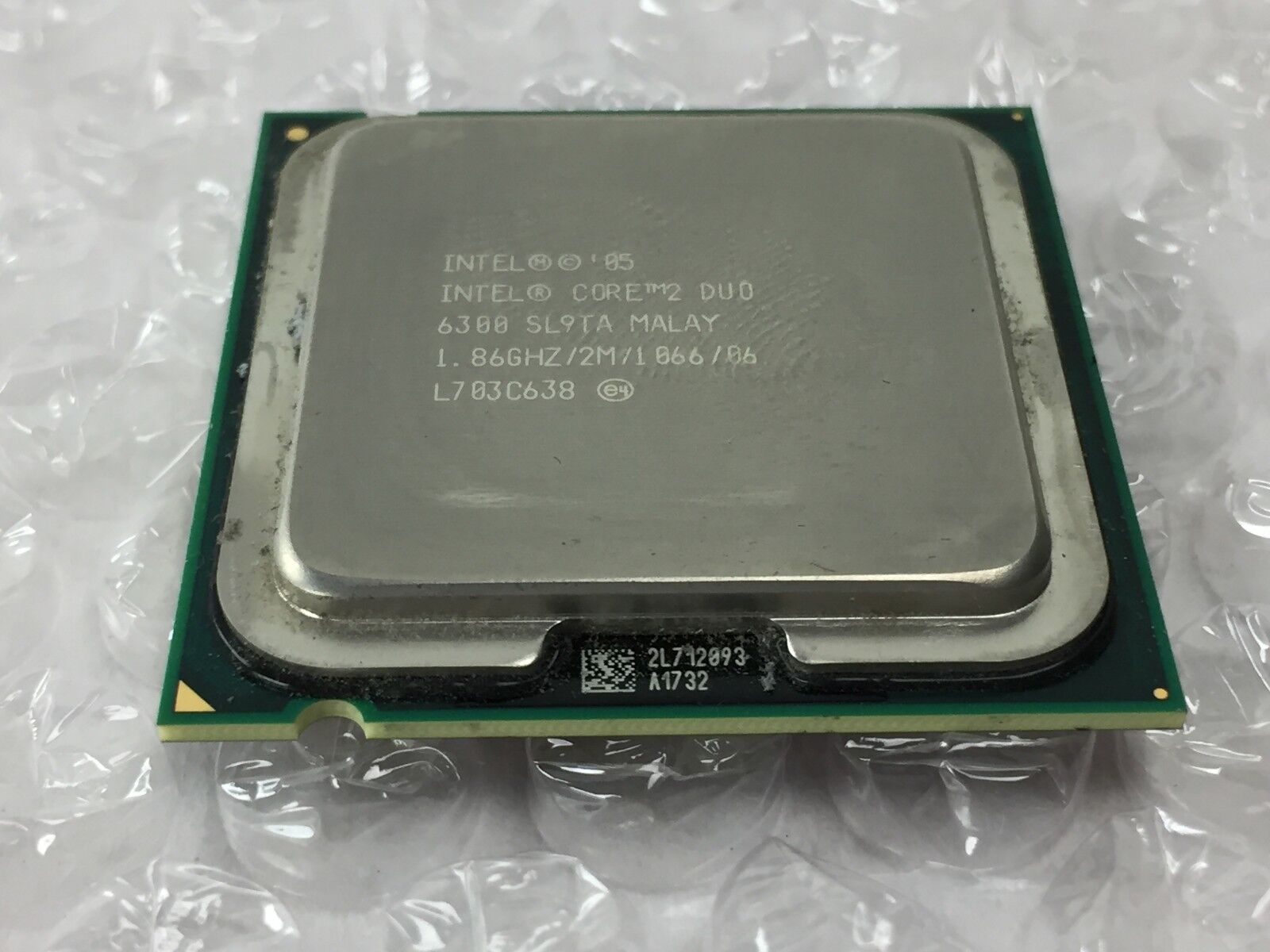 Intel Core 2 Duo 1.86Ghz 2M/1066 Dual Core CPU 6300 SL9TA MALAY L703C638