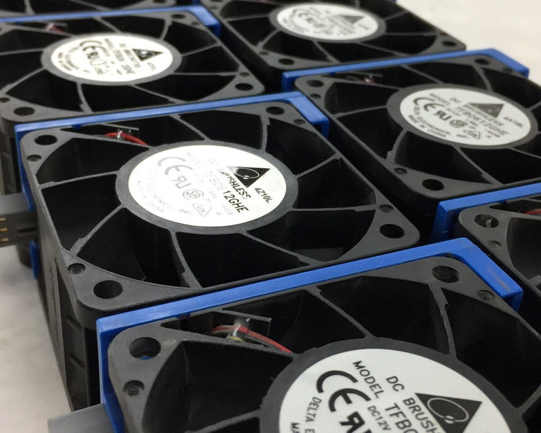 Delta TFB0612GHE 12V 1.68A DC Brushless Fan 60mm  Lot of 8