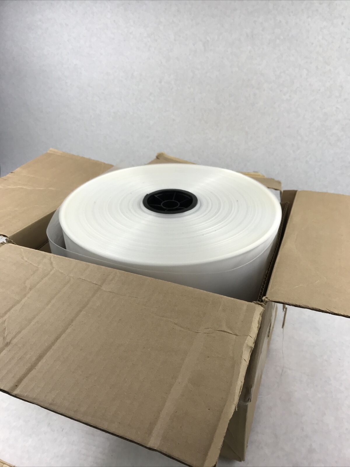 12" x 1500 Roll of 4-Mil Clear Poly Tubing