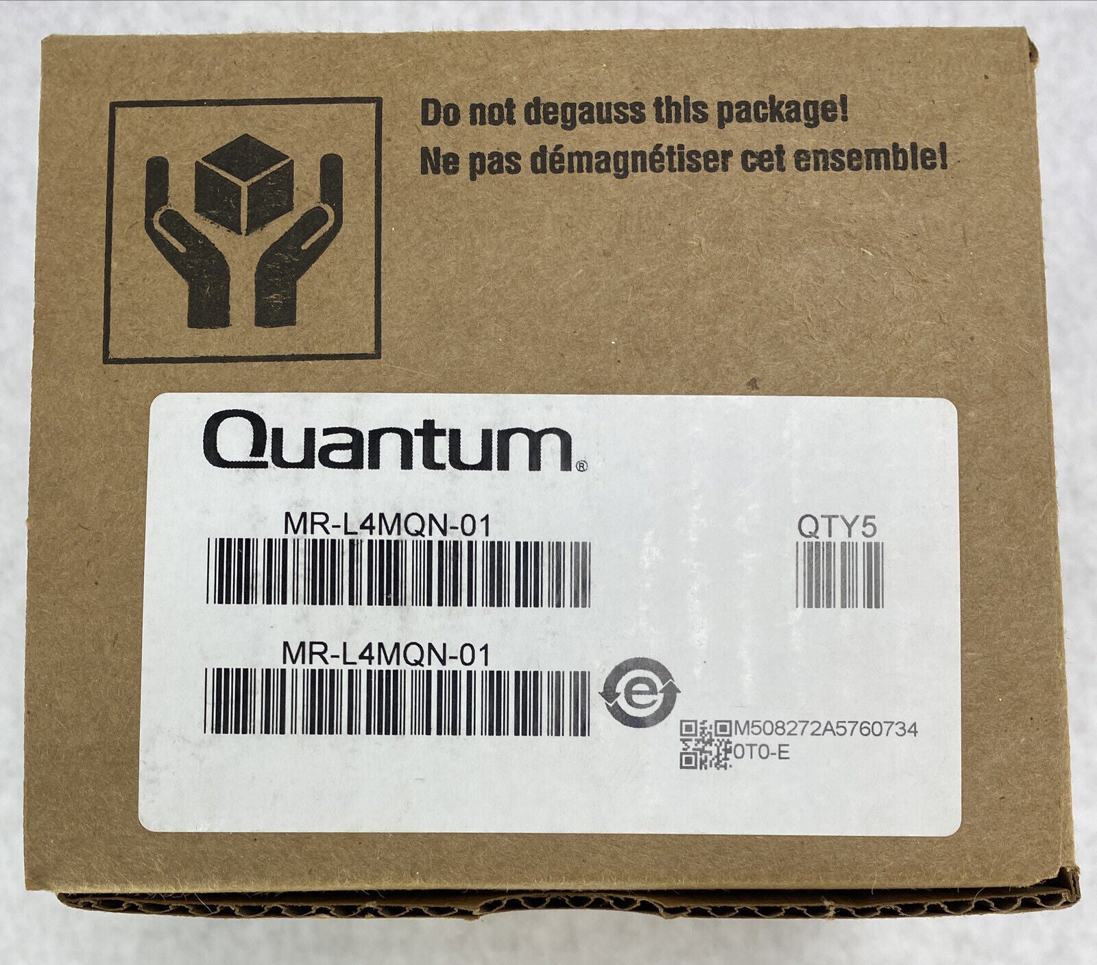 Lot( 5 ) Quantum MR-L4MQN-01 LTO Ultrium 4 800/1600GB 0.5" Data Cartridges