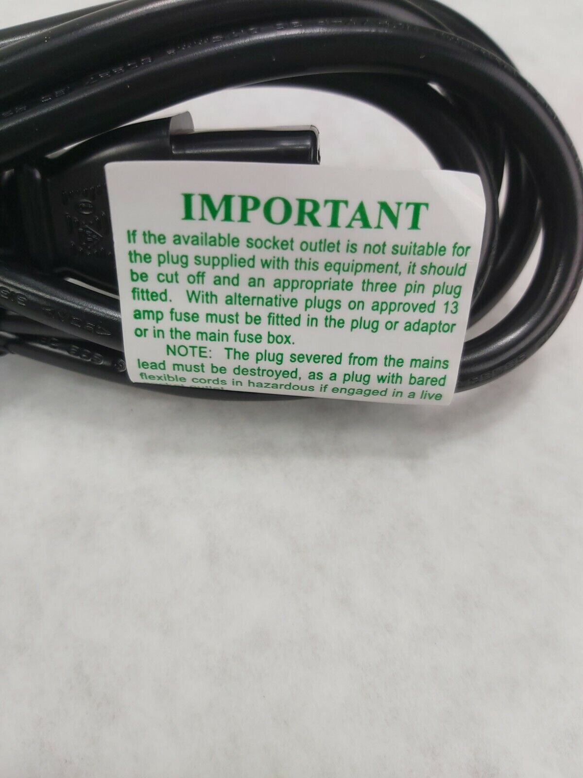 I-Sheng SP-62 Fuse Plug 5A 250V SS145/A BS1363/A Power Cord UK Lot of 5