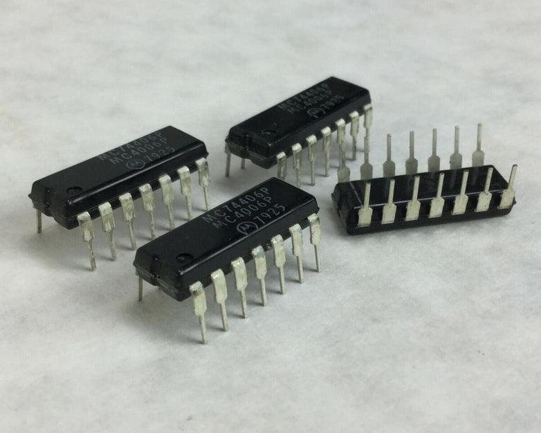 Genuine MOTOROLA MC74406P 3-To-8 Line Demultplexer/Decoder 14 Pin Dip  Lot of 4