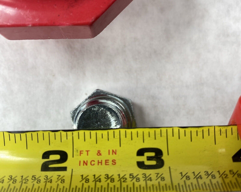 Lot( 2 ) 5/8 16mm Female Red Insulator for Bus Bar