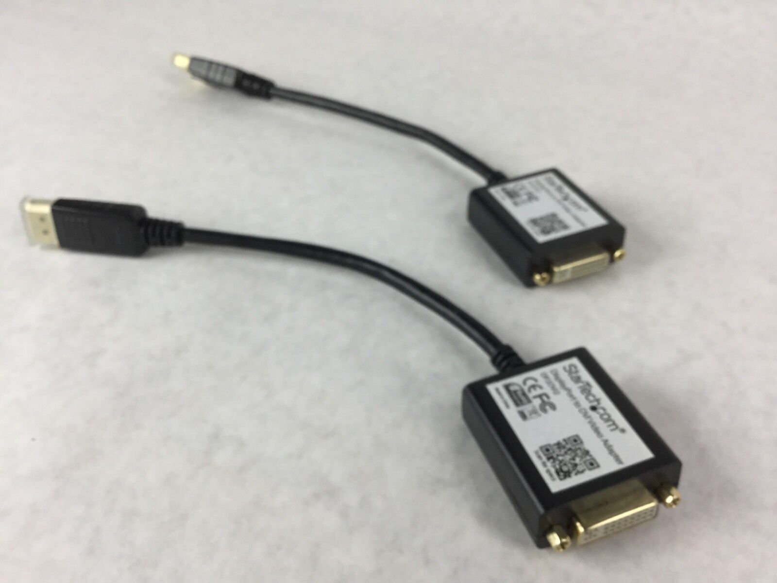 StarTech.com DisplayPort to DVI Video Adapter DP2DV12  Lot of 2