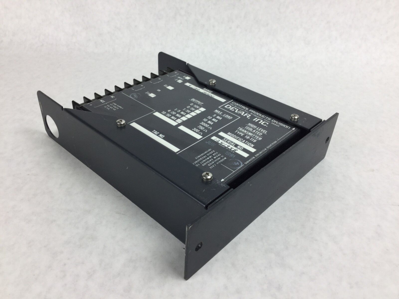 DEVAR 18-119 High-Level Isolated Transmitter 18-119  10/50 MA  4/20 MADC Range