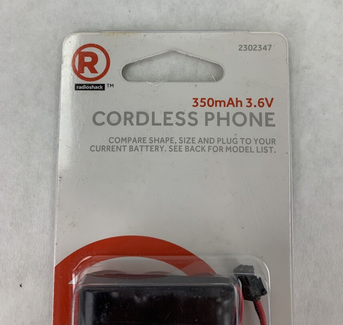 New OEM RadioShack 350Ah 3.6V Ni-MH Cordless Phone Battery 2302347