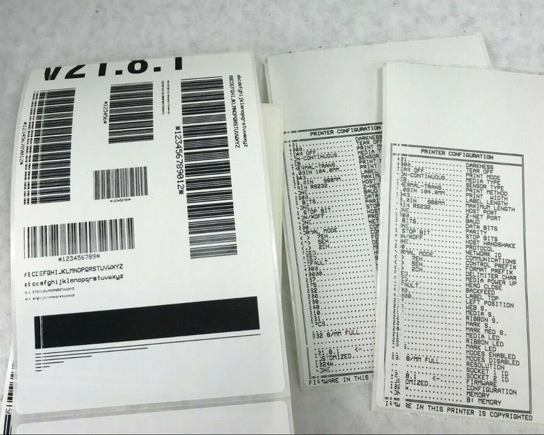 Zebra 105SE 105-511-00000 Thermal Transfer Label Printer - Fading Printhead