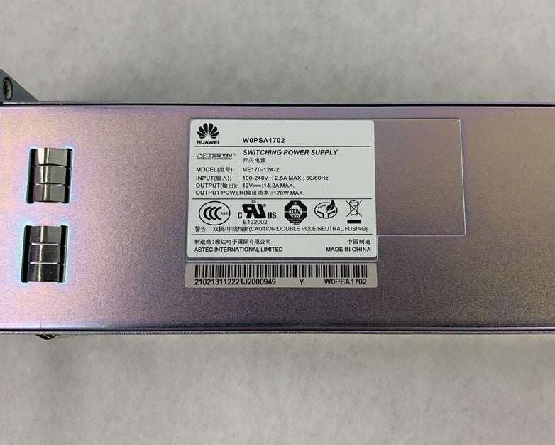 Huawei ME170-12A-2 W0PSA1702 Communication Firewall AC Switching Power Supply