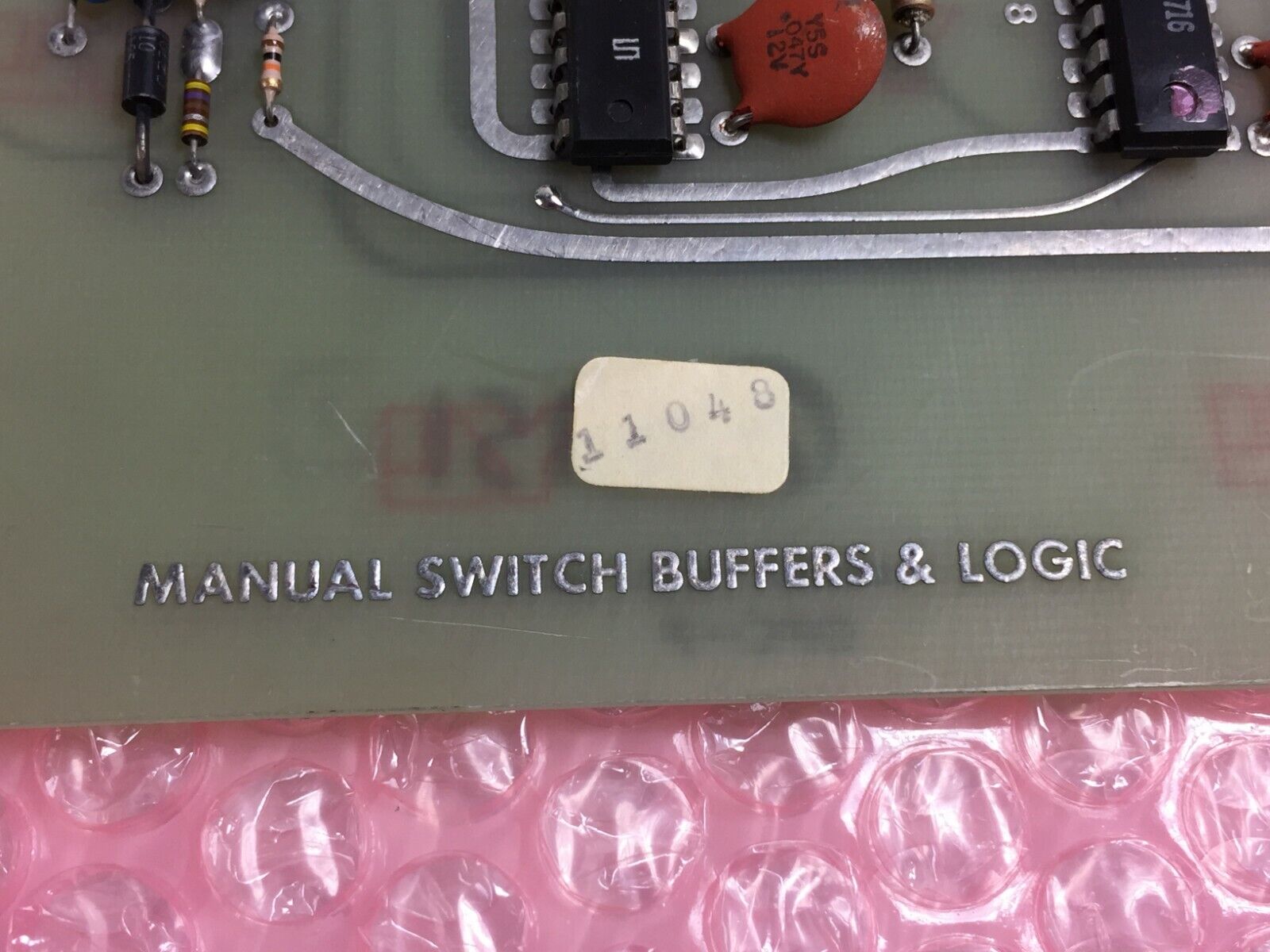 MSI Manual Switch Buffers & Logic 11048 Assy No 24866 DPC-P Card