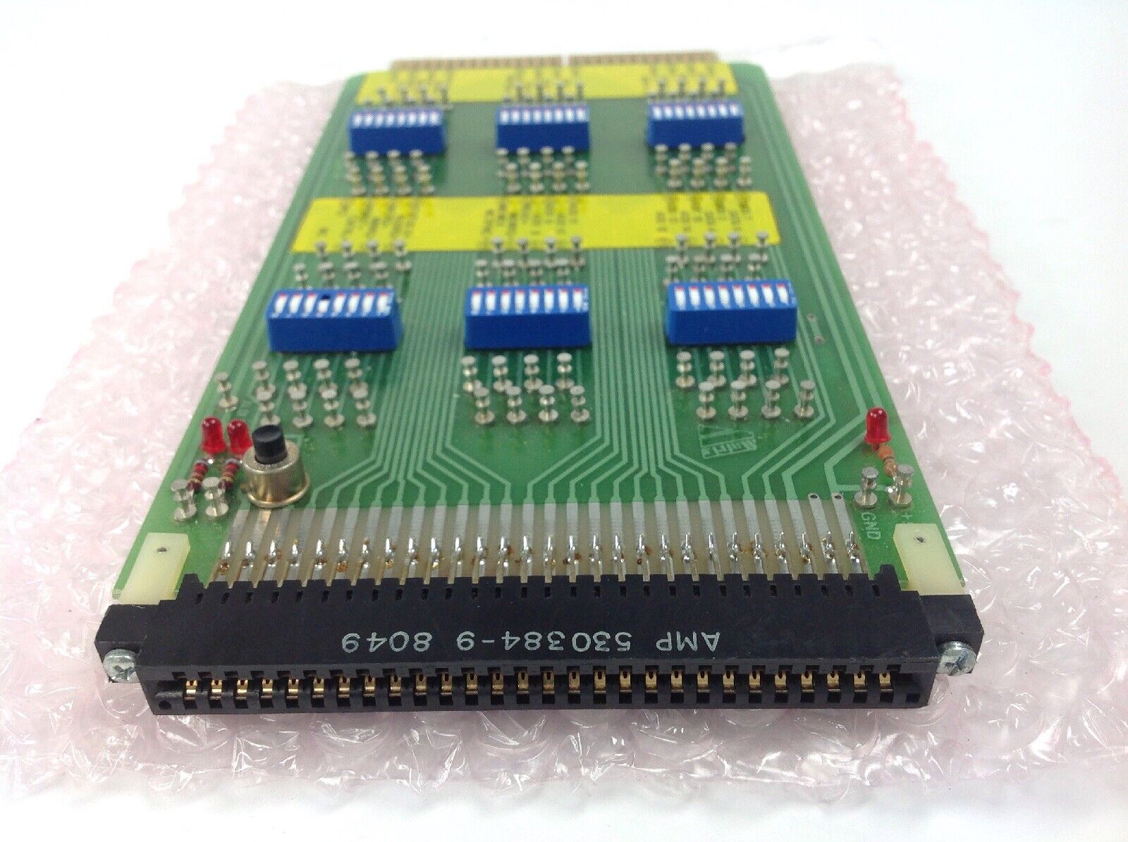 Ace P 2VO 311 Circuit Board 7911/SEC Rev B 06019 Connector Amp 530384-9 8049
