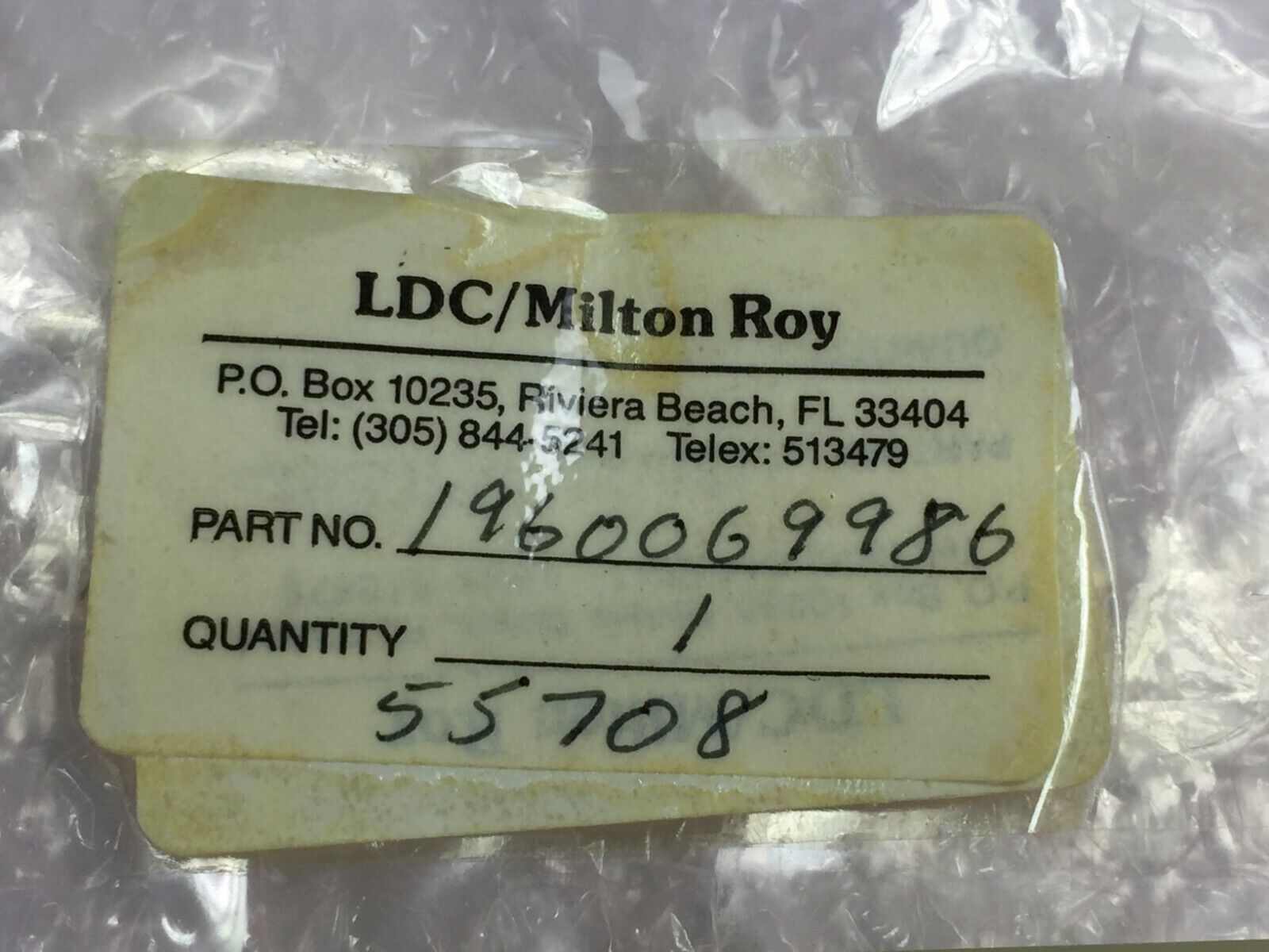 LDC / Milton Roy Part# 1960069986 PCB Assy Board