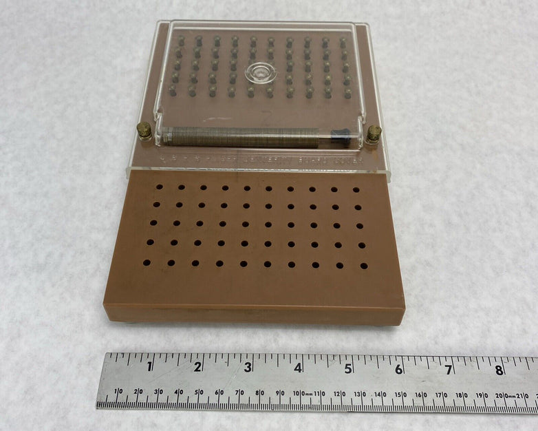 Vintage USES Finger Dexterity Board Clear Cover