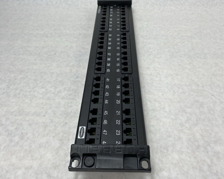 Hubbell P6E48U 2U 48-Port Nextspeed 6 Universal Patch Panel