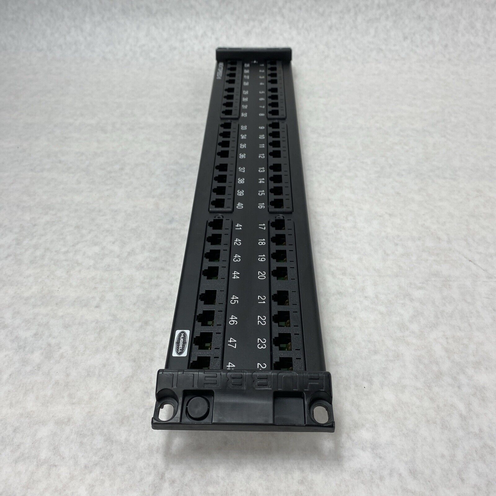 Hubbell P6E48U 2U 48-Port Nextspeed 6 Universal Patch Panel