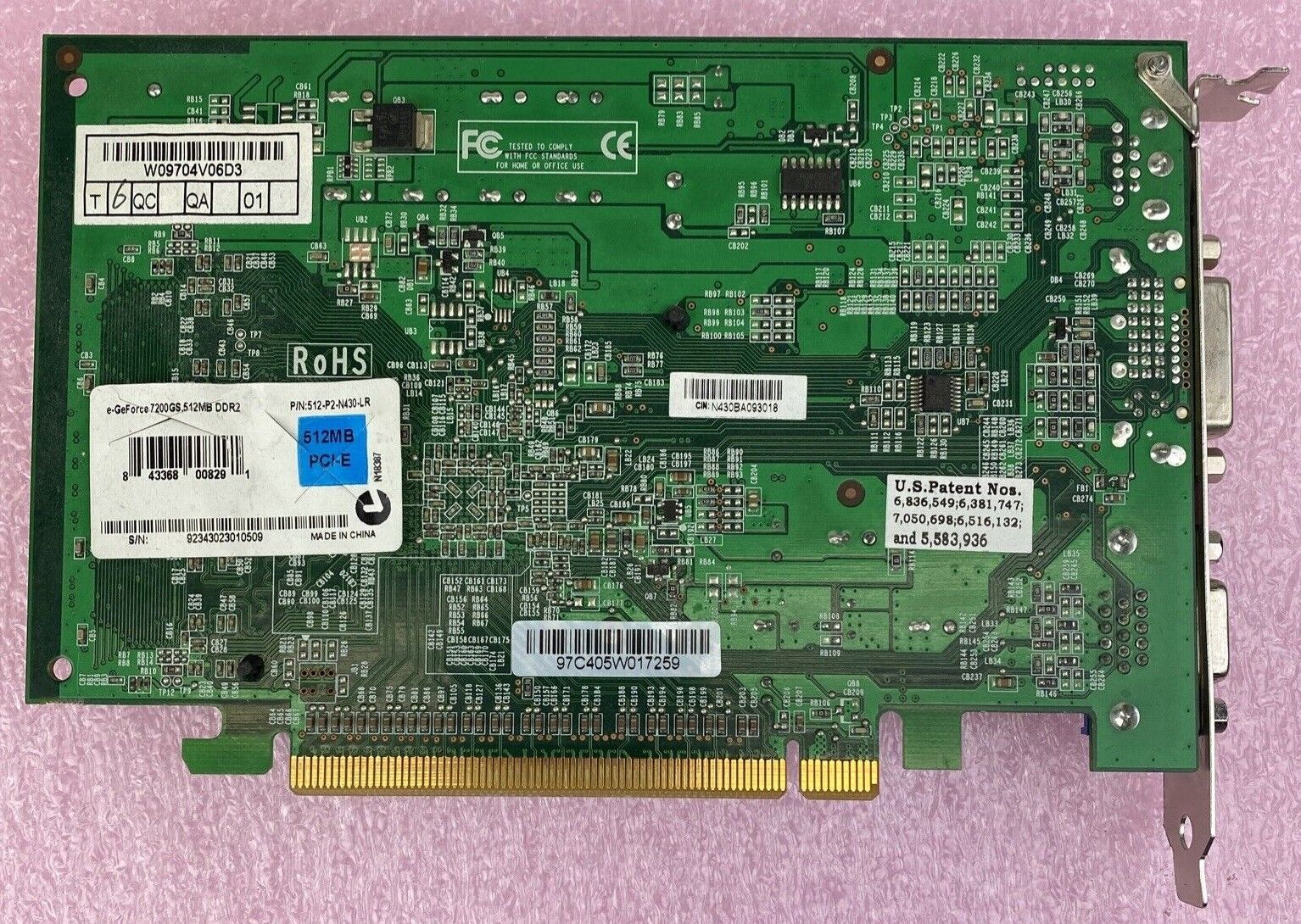 EVGA 512-P2-N430-LR GeForce 7200GS 512MB GDDR2 DirectX 9 Video Graphics Card