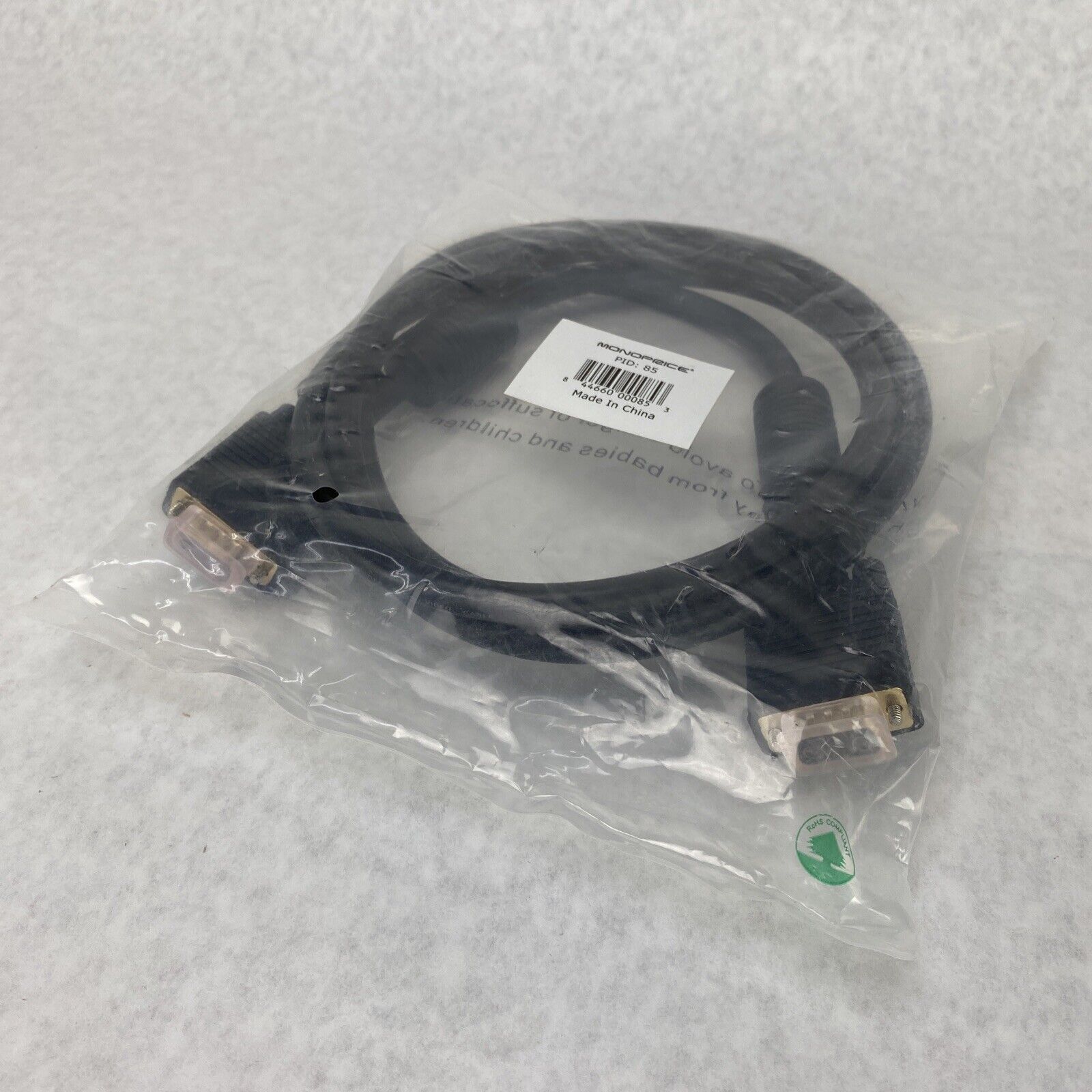 Lot of 17 Monoprice SVGA PID: 85 Cable  Factory Sealed