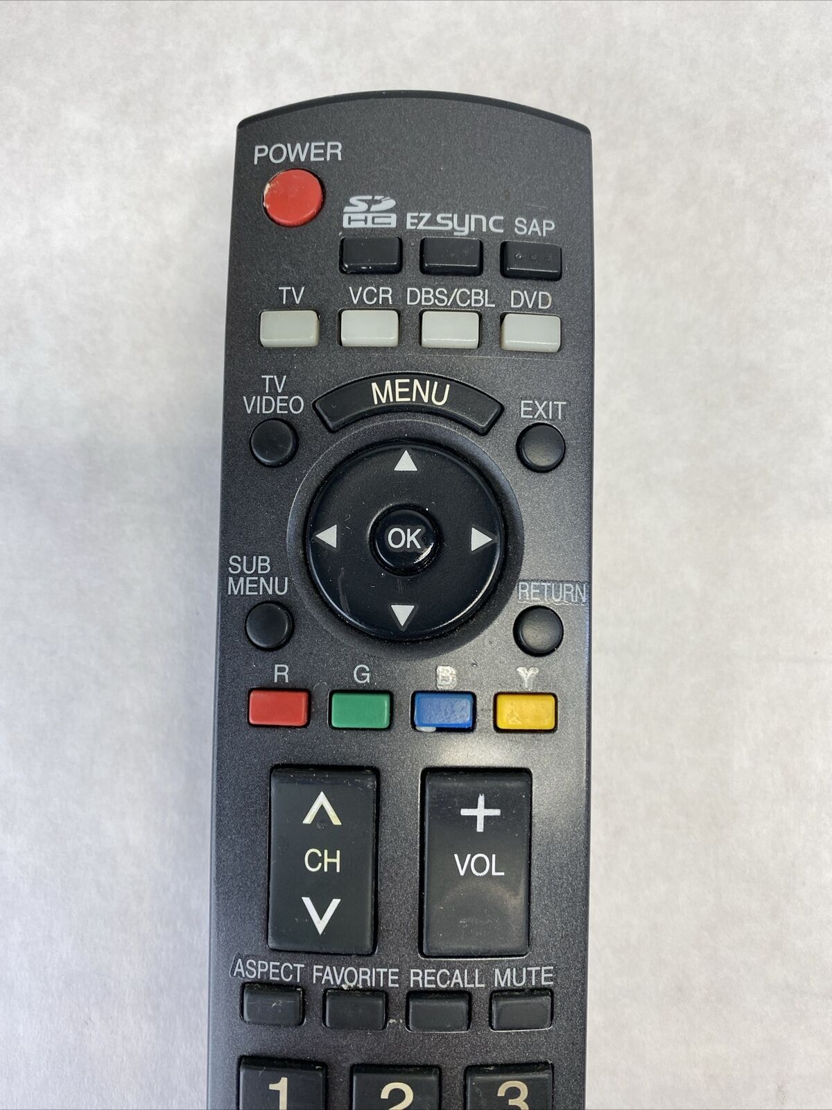 Panasonic N2QAYB000100 Original TV Remote Control for TH-60AS700A Television