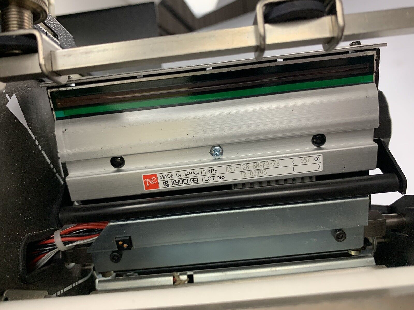 Zebra 140Xi III Label Ribbon and Thermal Printer Broken Window - For Parts