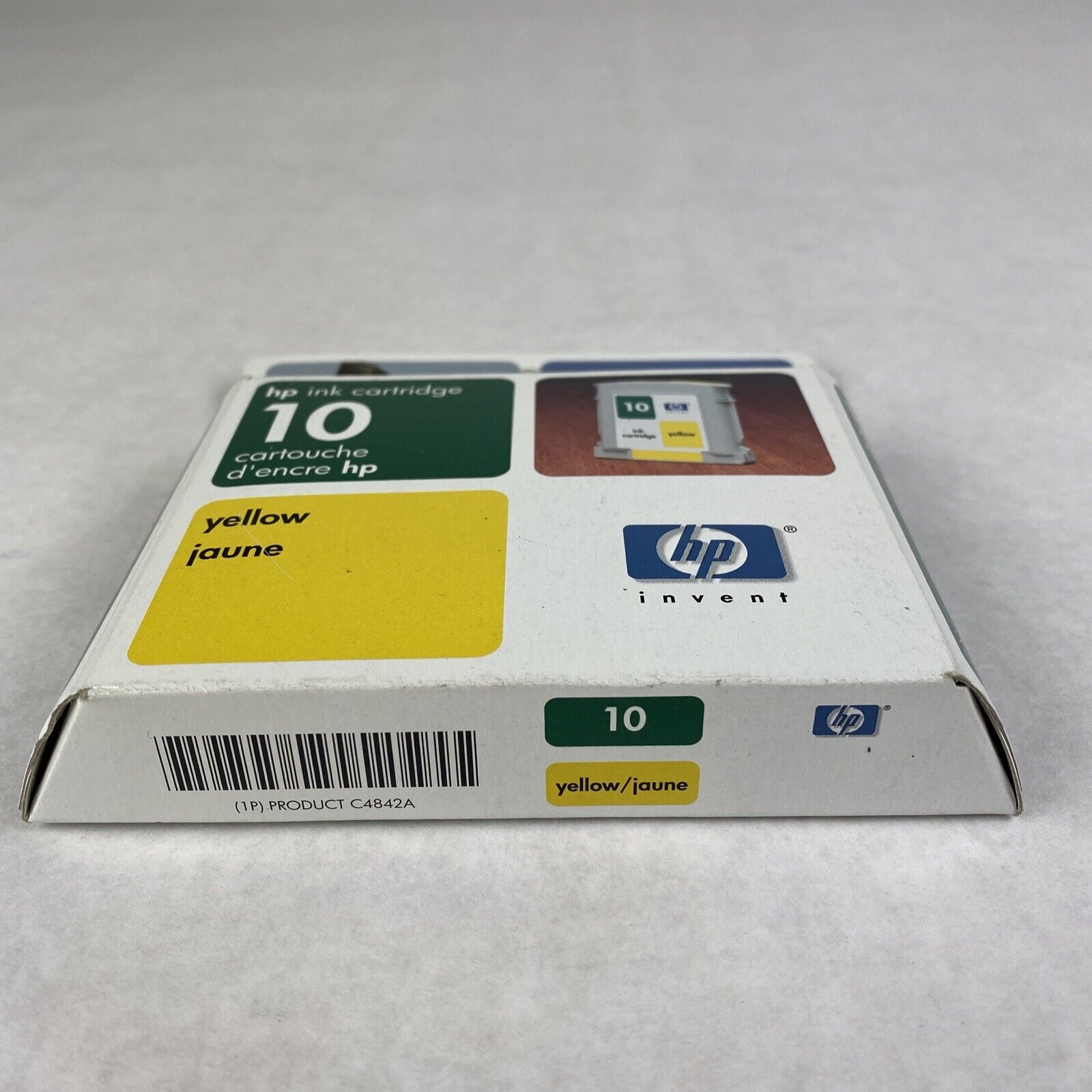 HP C4842A 10 Ink Cartridge designjet Yellow juane color expired 2005