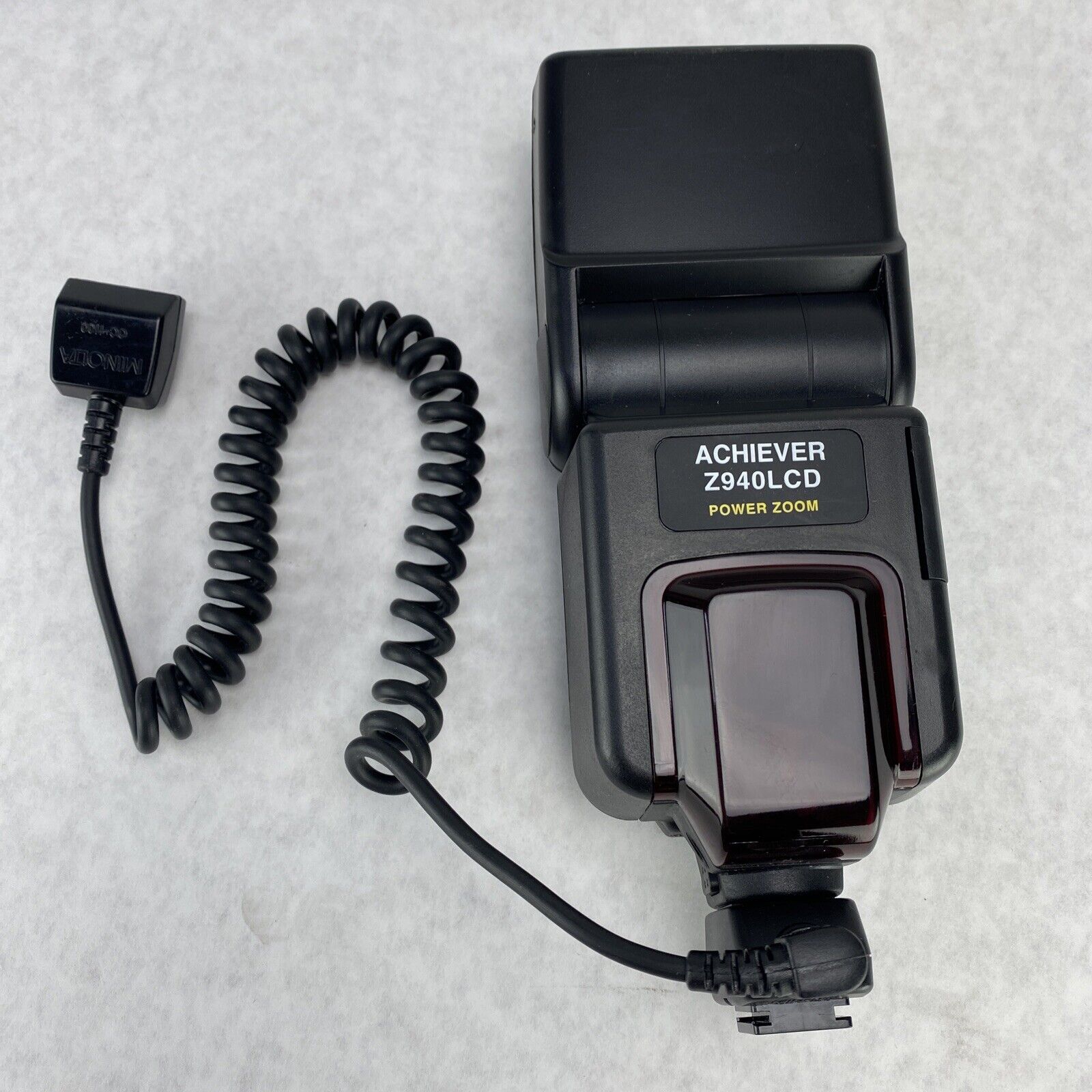 Achiever Z940LCD Auto Focus Flash Hikon/Canon UNTESTED