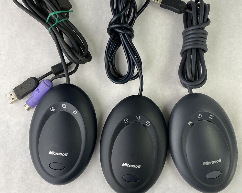 Set( 3 ) Microsoft 1012 1028 USB Wireless Optical Mouse Receiver 2.0A 2.1 2.1A