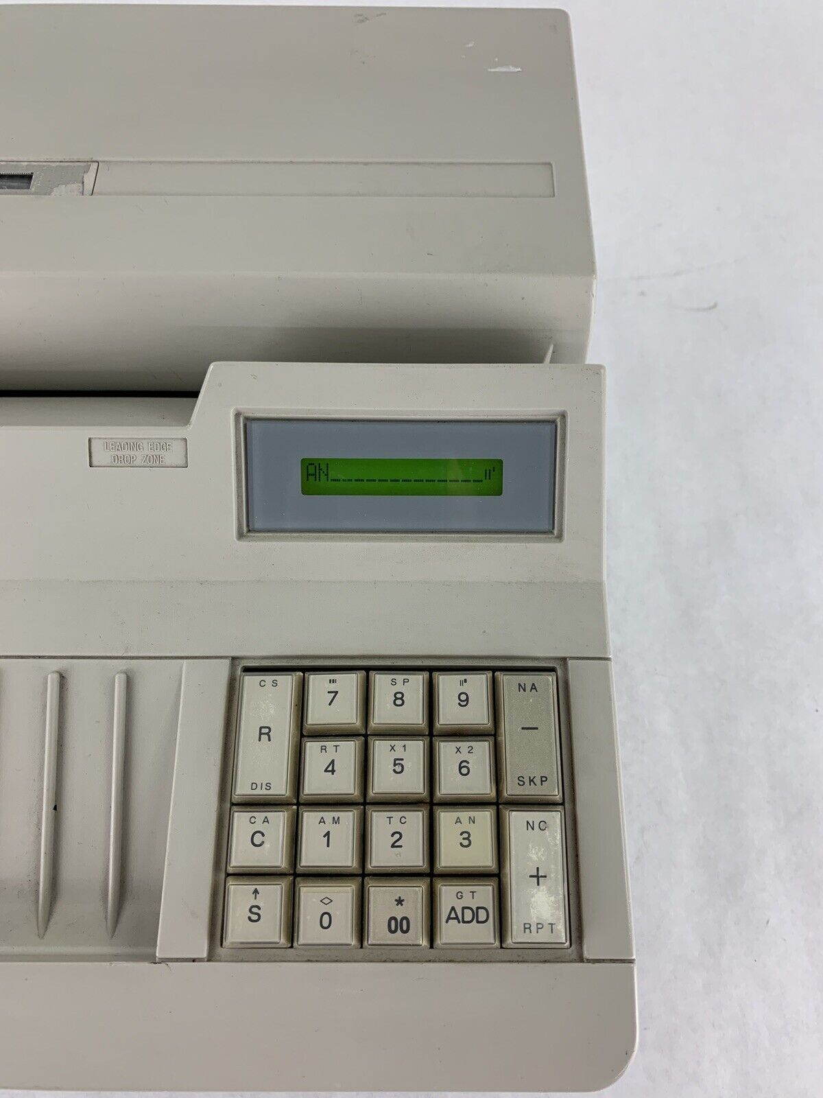 Standard Register TE1916 MICR Check Encoder Tested Need New Ribbon