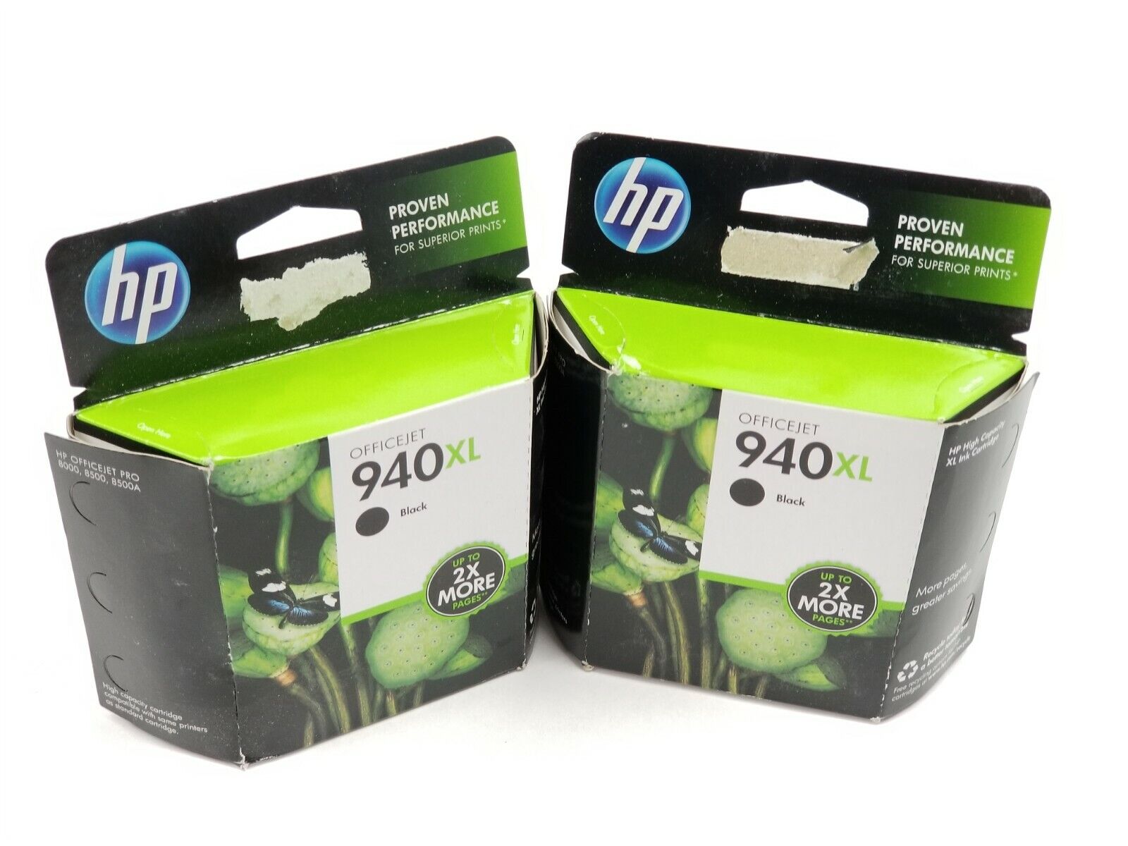 HP OfficeJet 940XL Black Ink Cartridge  Feb 2016 Lot of (2)