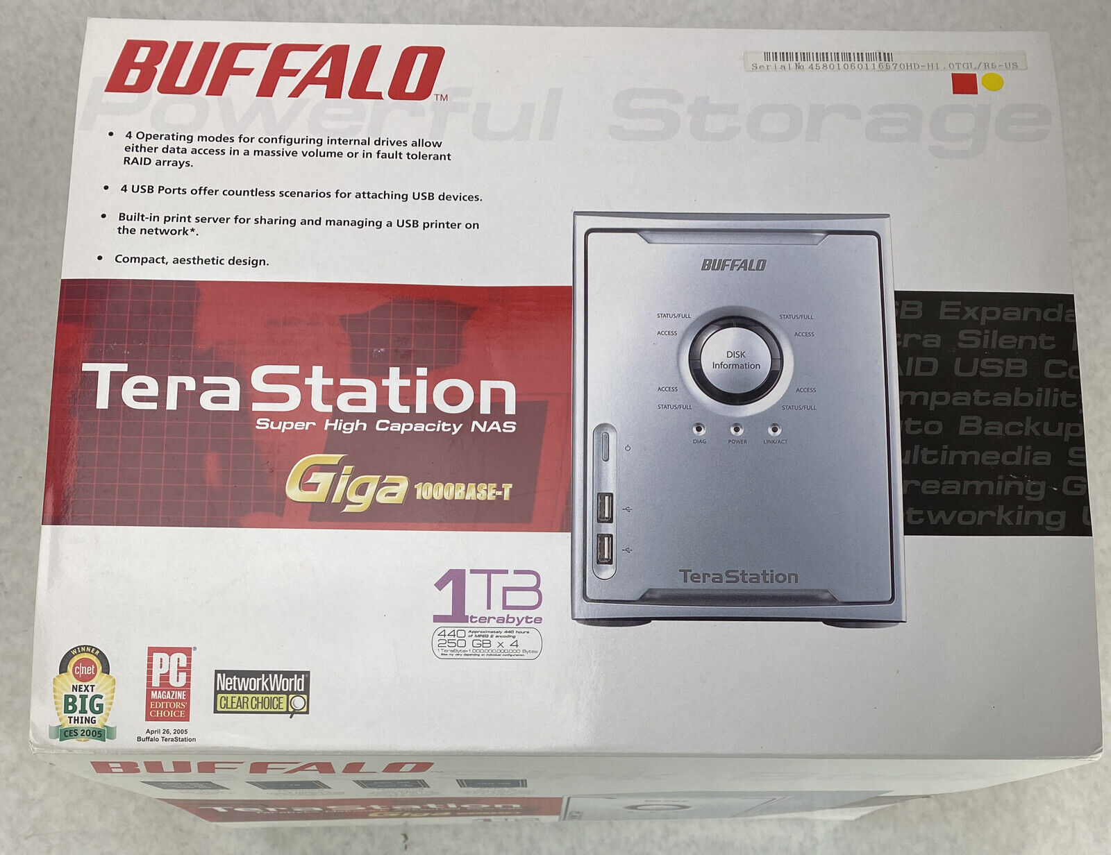 Buffalo HD-H1.0TGL/R5 Network Attached Storage