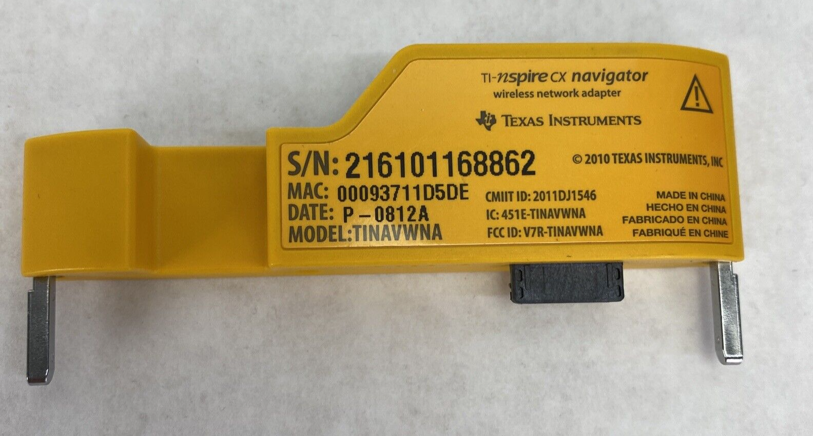 TI-Nspire TINAVWNA Navigator Wireless Network Adapter V1 for CX Calculator