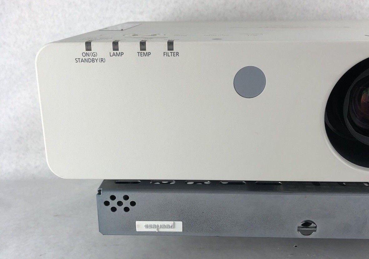 Panasonic PT-FW430U WXGA LCD Projector 1898 Lamp Hours & Peerless Mount Bundle