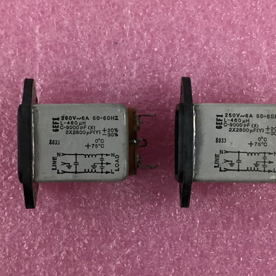 Corcom 560-7 550-1 625 0/075/21 Power Plug Lot of 2