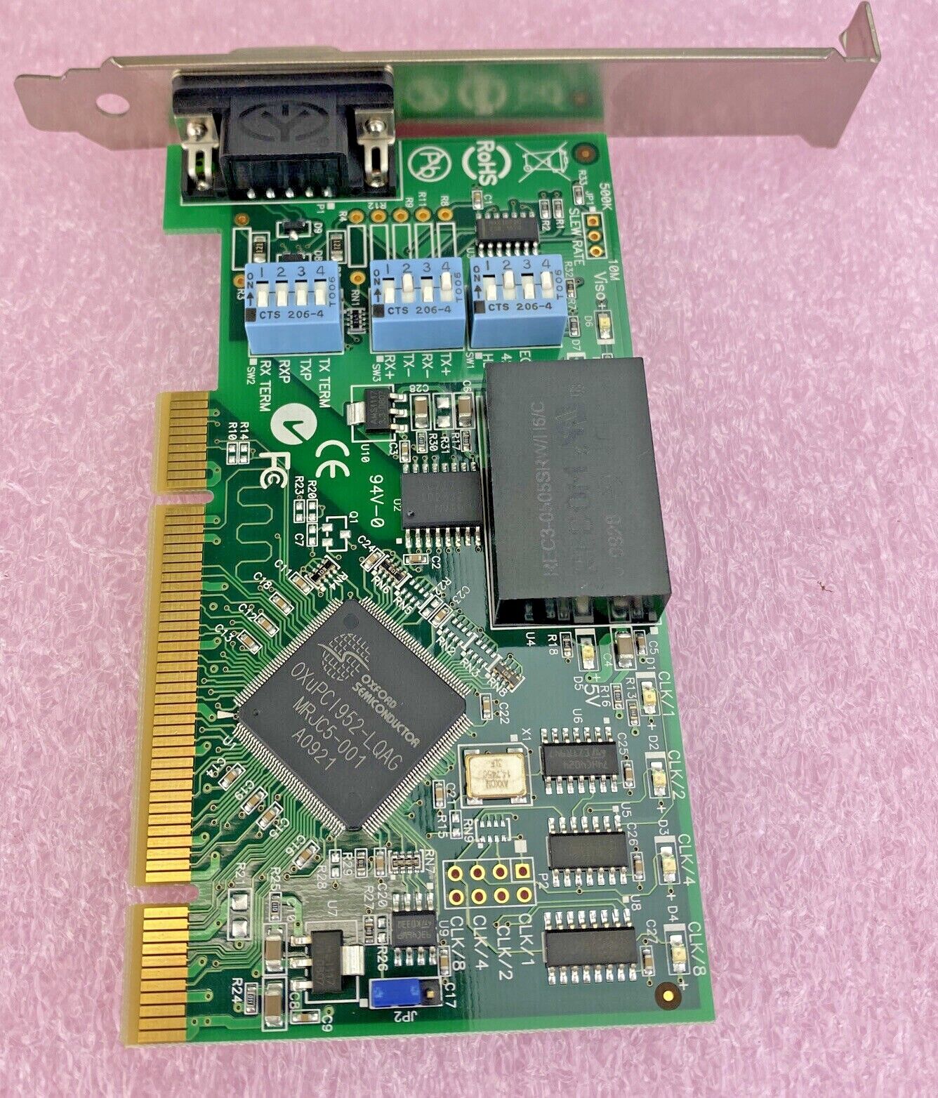 Axxon LF749KB REV. B PCI 1port galvanically isolated RS422/RS485 serial adapter