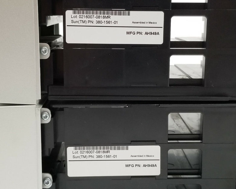 Lot of (2) Sun 380-1561-01 Right Side StorageTek Tape Magazine Cartridge